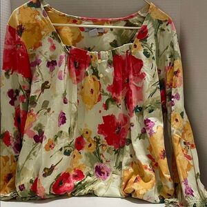 Zara Multicolor Floral Blouse